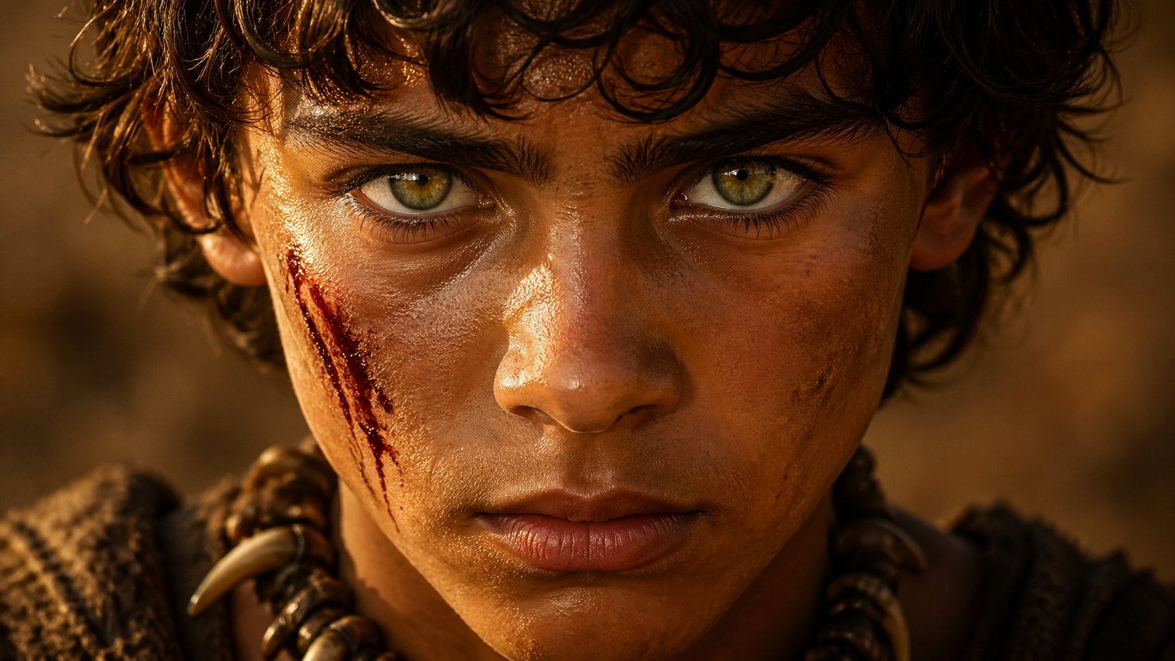 David, close-up