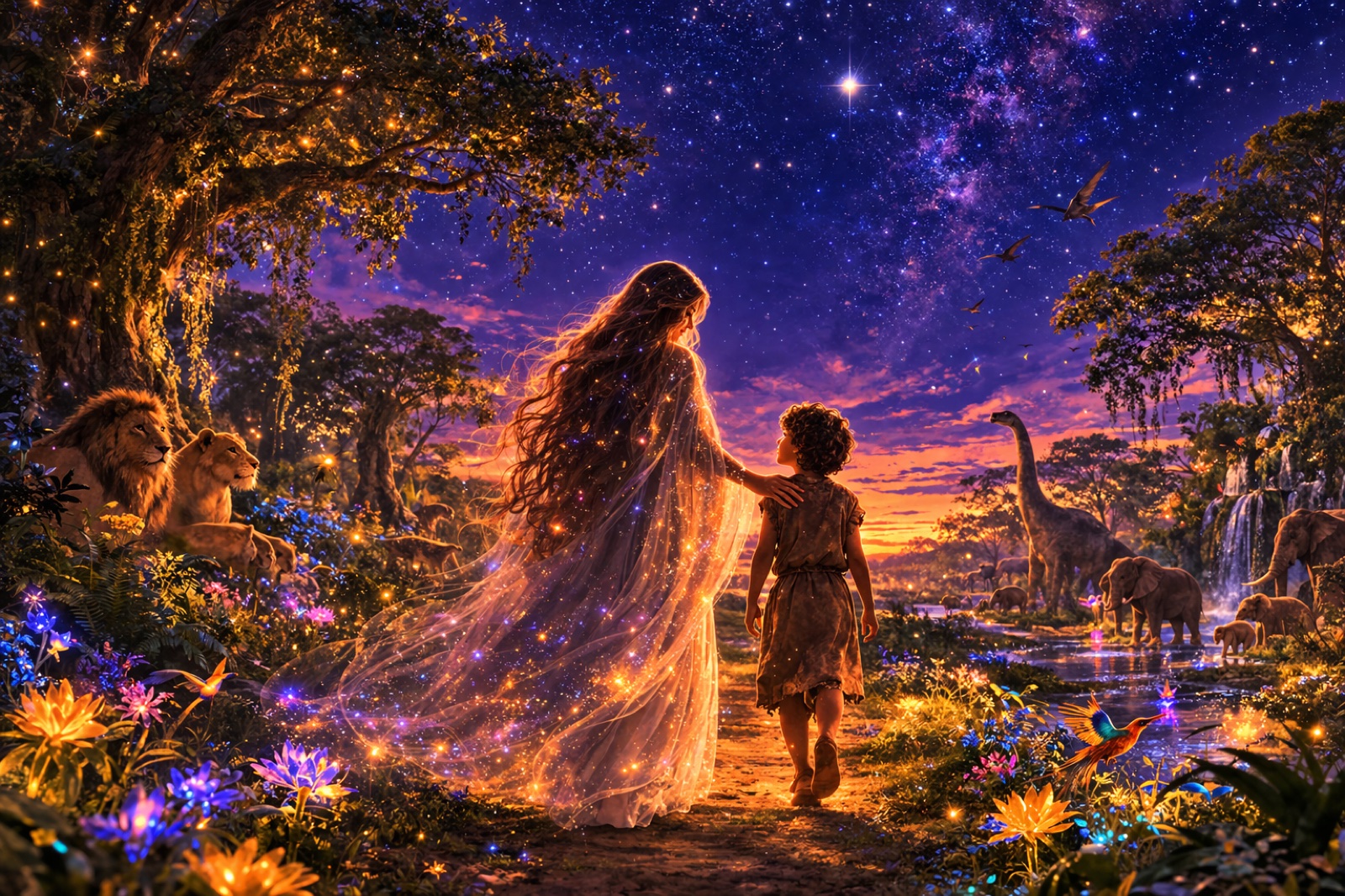 A magical walk through the enchanted forest