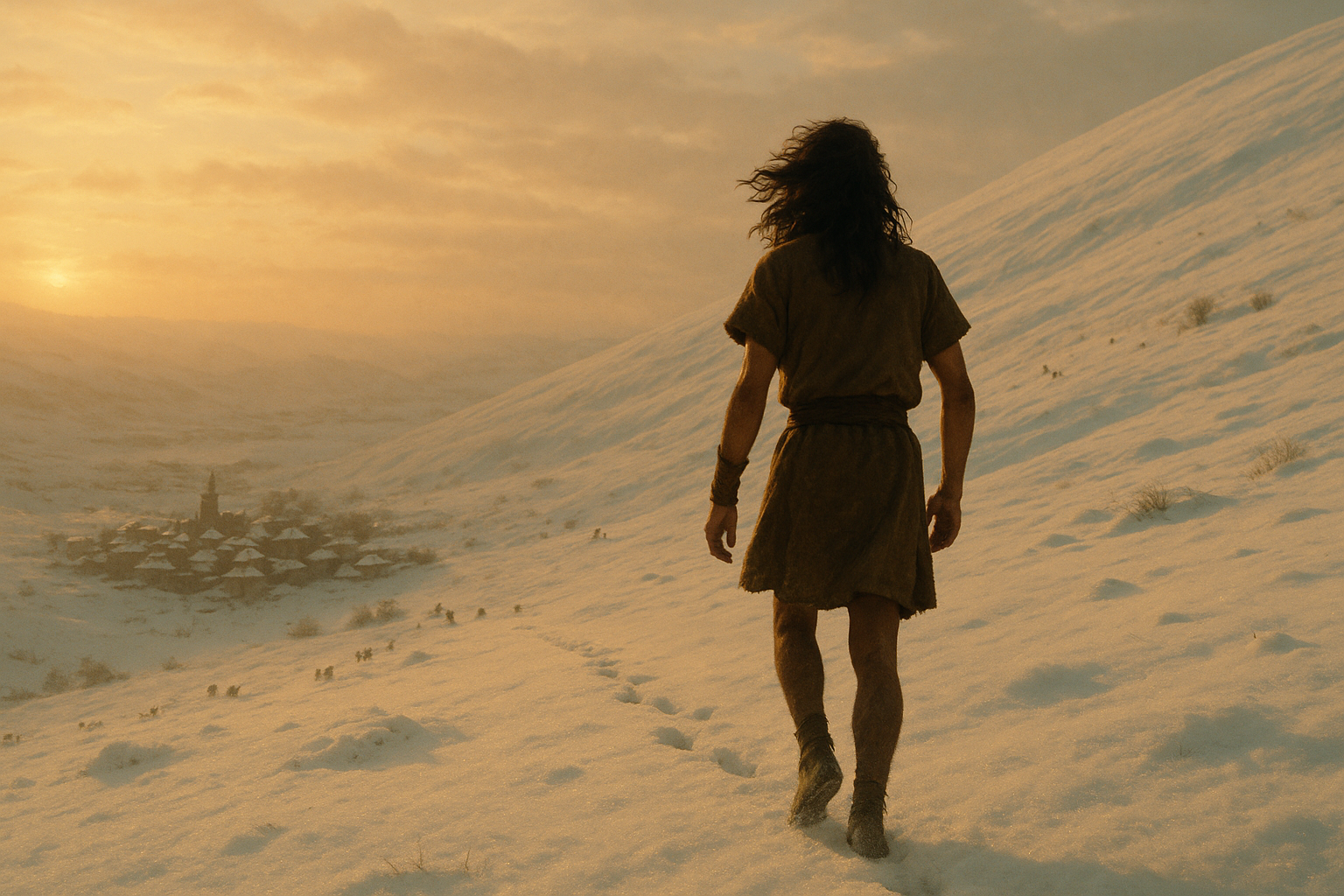 Walking Up Snowy Hills