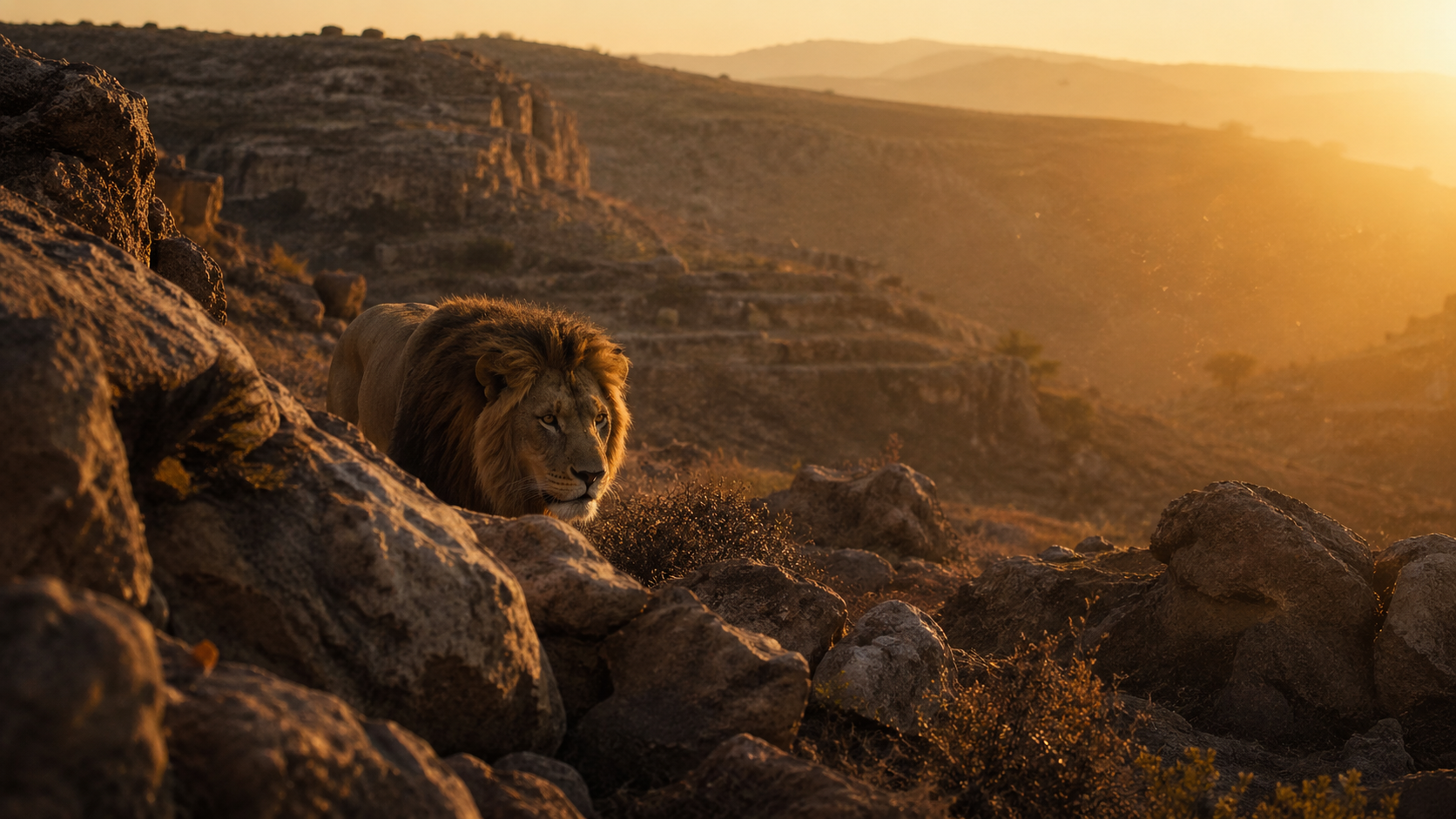 The Lion Lurking