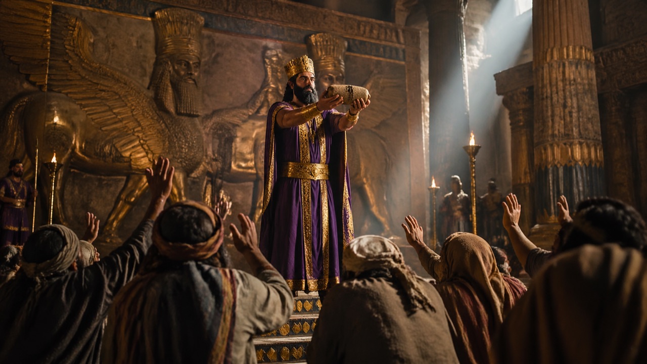 Cyrus Allows Return from Exile