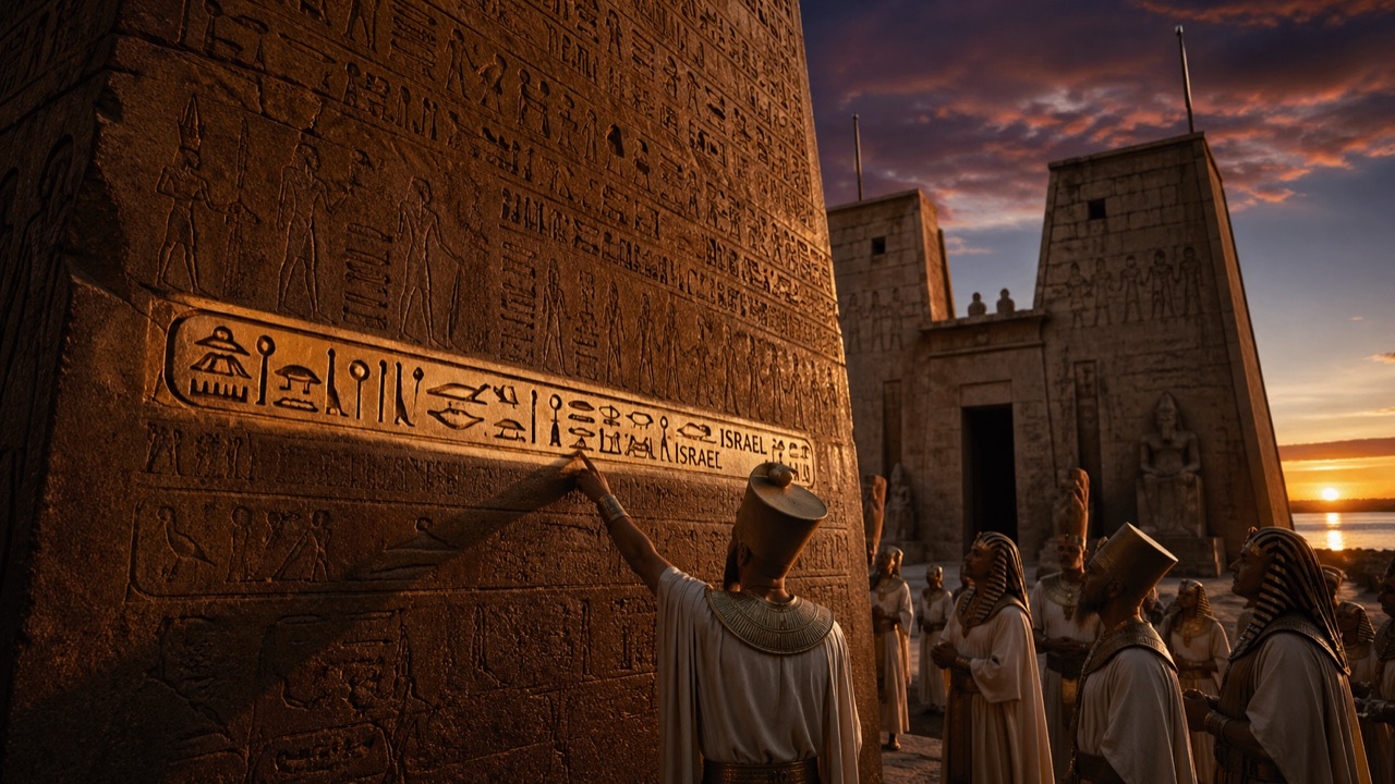 Merneptah Stele mentions 